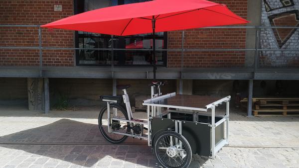 food bike   sonnenschirm   coffee bike   kulturpunkt basch   umbrella re. 