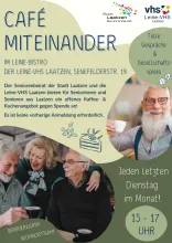 cafe miteinander plakat