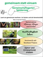 plakat gemeinsam statt einsam